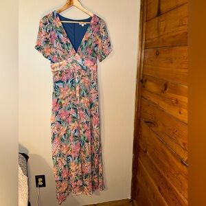 Takara Floral Maxi Dress